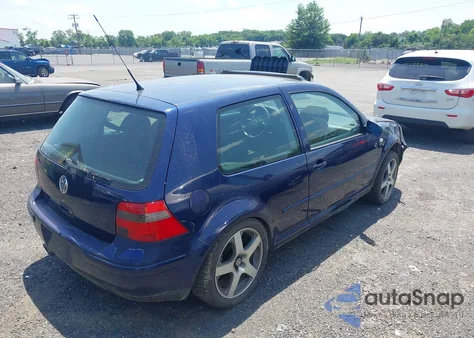 2002 Volkswagen Gti 1.8L из США, поврежденный, VIN 9BWDE61J724044608